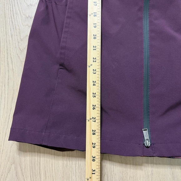 Pendleton Water Resistant Hooded Parka Rain Jacket Womens Small Plum Purple - Picture 12 of 13